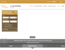 Tablet Screenshot of lahosteriaqp.com.pe